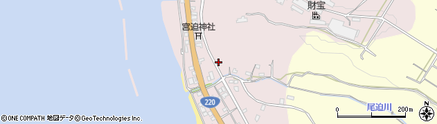 鹿児島県垂水市浜平1968周辺の地図