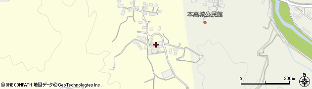 鹿児島県果樹試験場寮周辺の地図