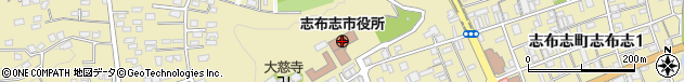 鹿児島県志布志市周辺の地図