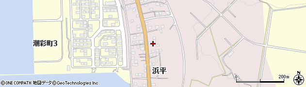 鹿児島県垂水市浜平1712周辺の地図