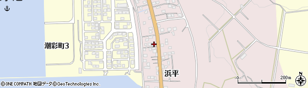 鹿児島県垂水市浜平1710周辺の地図