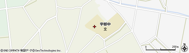 志布志市立宇都中学校周辺の地図