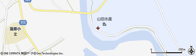 鹿児島県志布志市有明町野井倉3581周辺の地図