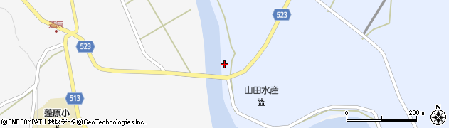 鹿児島県志布志市有明町野井倉3566周辺の地図