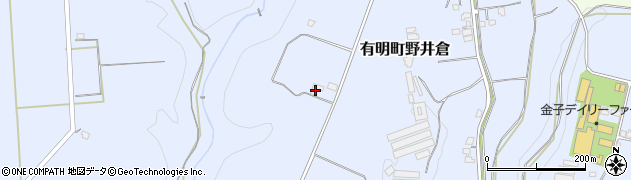 鹿児島県志布志市有明町野井倉4362周辺の地図