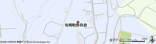 鹿児島県志布志市有明町野井倉4405周辺の地図