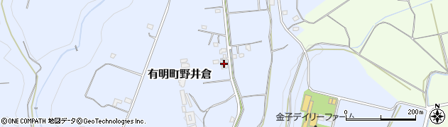 鹿児島県志布志市有明町野井倉4393周辺の地図