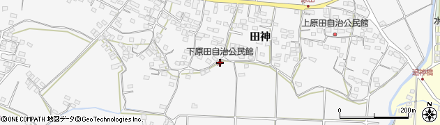 下原田自治公民館周辺の地図