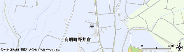 鹿児島県志布志市有明町野井倉4398周辺の地図