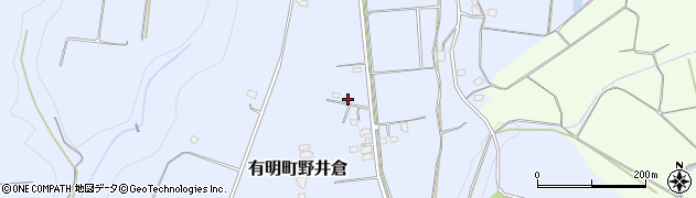 鹿児島県志布志市有明町野井倉4399周辺の地図