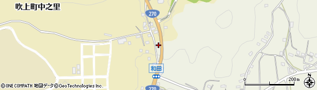 鹿児島県日置市吹上町和田3839周辺の地図