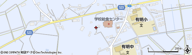 鹿児島県志布志市有明町野井倉1587周辺の地図