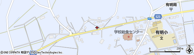 鹿児島県志布志市有明町野井倉周辺の地図