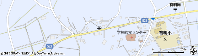 鹿児島県志布志市有明町野井倉周辺の地図