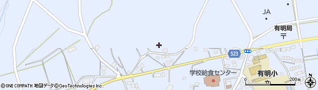 鹿児島県志布志市有明町野井倉1554周辺の地図