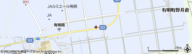 鹿児島県志布志市有明町野井倉1115周辺の地図