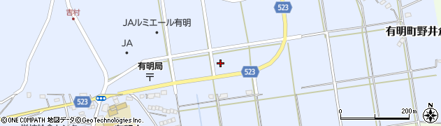 鹿児島県志布志市有明町野井倉1123周辺の地図