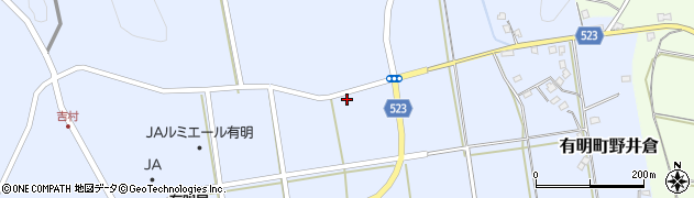 鹿児島県志布志市有明町野井倉1306周辺の地図