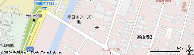 南九州ビバレッジサービス株式会社　鹿児島営業所周辺の地図