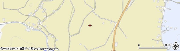 鹿児島県日置市吹上町中之里周辺の地図