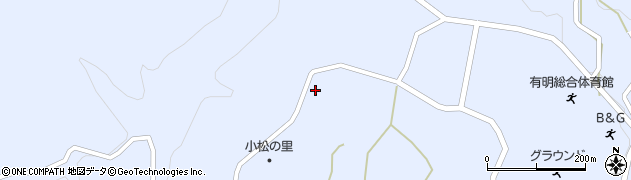 鹿児島県志布志市有明町野井倉1850周辺の地図
