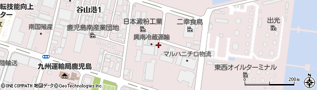 興南冷蔵運輸株式会社　鹿児島冷蔵倉庫周辺の地図