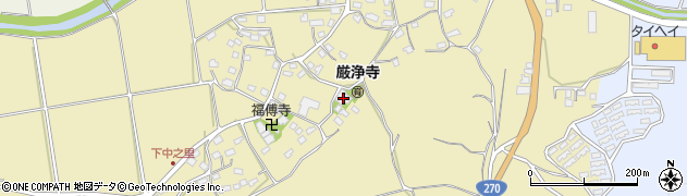 厳浄寺周辺の地図