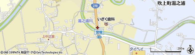 宮坂周辺の地図