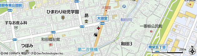 福盛モータース谷山店周辺の地図