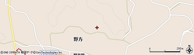 鹿児島県大崎町（曽於郡）野方周辺の地図