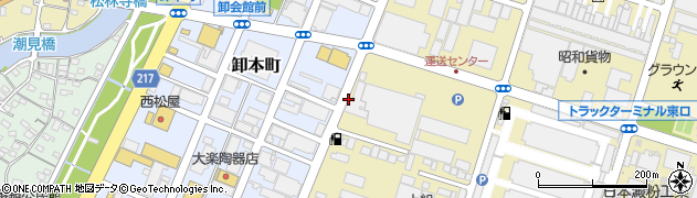 南九州酒販株式会社　本店経理課周辺の地図