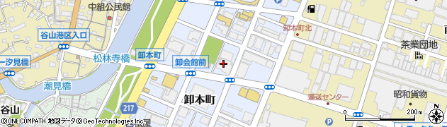 株式会社下堂園　ラサラ卸本町店周辺の地図