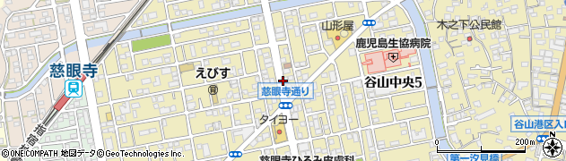 慈眼寺郵便局前周辺の地図