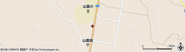 鹿児島県志布志市有明町山重10837周辺の地図