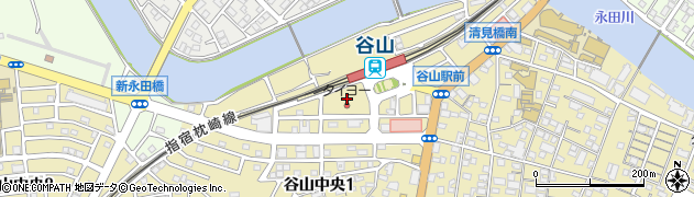 西日本シティ銀行タイヨー谷山駅前店 ＡＴＭ周辺の地図