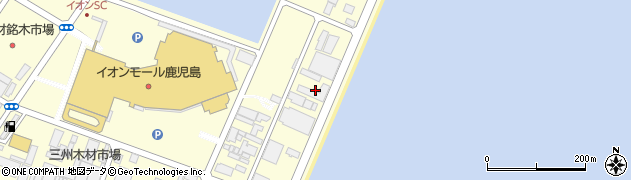 ケアライフ南鹿児島 訪問看護ステーション周辺の地図