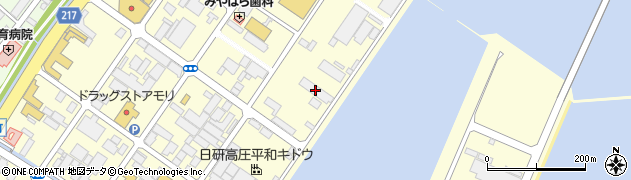 株式会社鹿児島　木材センター周辺の地図
