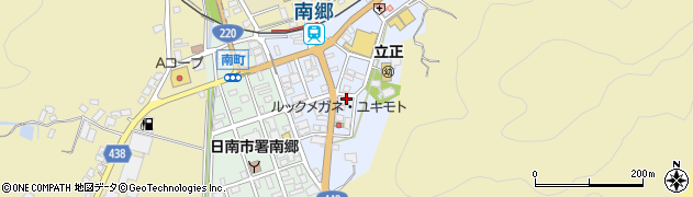 宮崎県日南市南郷町東町周辺の地図