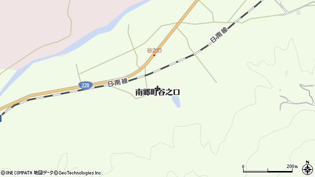 〒889-3203 宮崎県日南市南郷町谷之口の地図