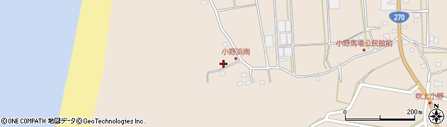 鹿児島県日置市吹上町小野1629周辺の地図