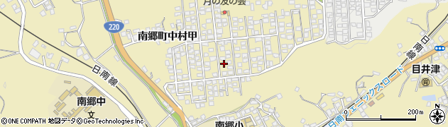 宮崎県日南市南郷町中村周辺の地図
