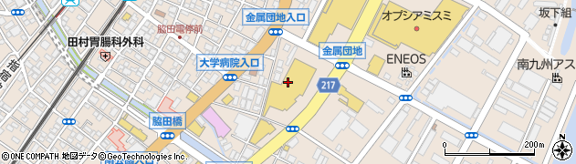 ハンズマン　宇宿店周辺の地図