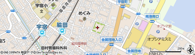 脇田中央公園周辺の地図