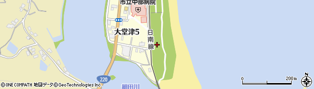 大堂津児童遊園周辺の地図