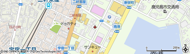 鹿児島県鹿児島市新栄町周辺の地図
