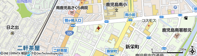 鹿児島トヨペット新栄店周辺の地図