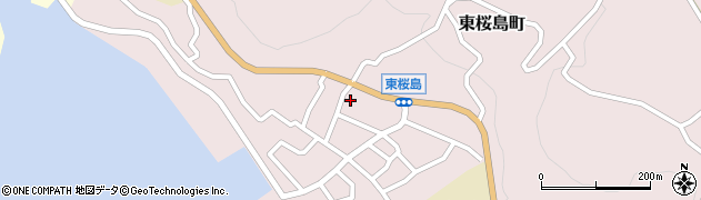 東桜島郵便局周辺の地図