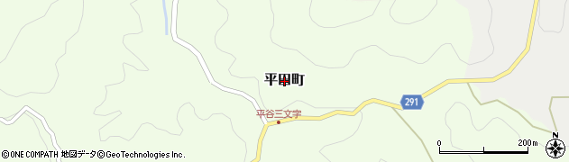鹿児島県鹿児島市平田町周辺の地図