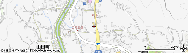 ファミリーマート山田店周辺の地図