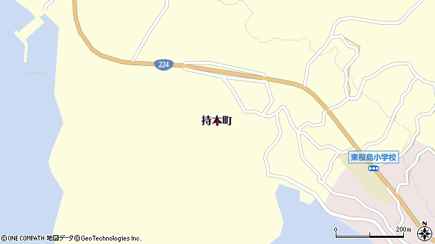 〒891-1542 鹿児島県鹿児島市持木町の地図